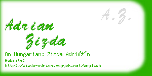 adrian zizda business card